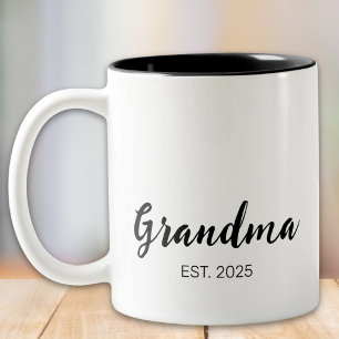 Oma Opgericht  Tweekleurige Koffiemok