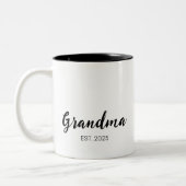 Oma Opgericht Tweekleurige Koffiemok (Links)