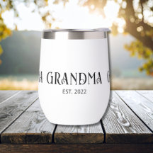 Oma Opgericht Typografie Cadeau Geïsoleerd 