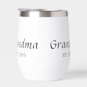 Oma Opgericht Typografie Geschenk Geïsoleerd (Rechts)