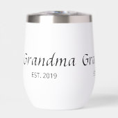 Oma Opgericht Typografie Geschenk Geïsoleerd (Voorkant)