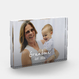 Oma Opgericht witte script 3 foto