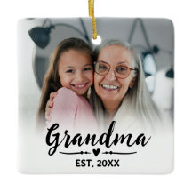 Oma Opgericht Zwart Wit Script Foto