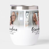 Oma Opgericht Zwarte Schrift 3 Foto (Rechts)