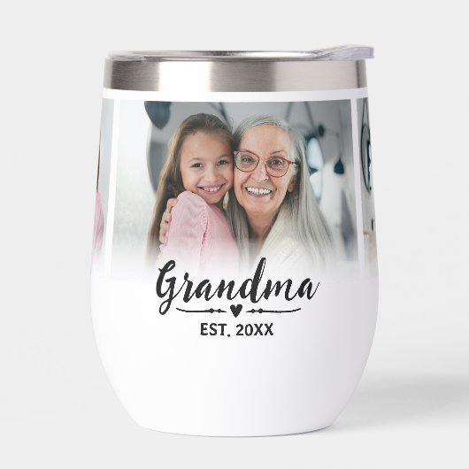Oma Opgericht Zwarte Schrift 3 Foto (Links)