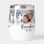 Oma Opgericht Zwarte Schrift 3 Foto (Achterkant)