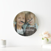 Oma Opgerichte Foto Cadeau Grote Klok (Huis)