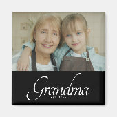 Oma Opgerichte Foto Cadeau Magneet (Voorkant)