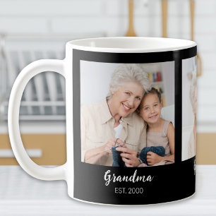 Oma Opgerichte Script Black 3 Foto Koffiemok