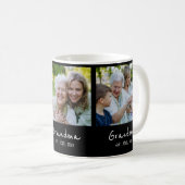 Oma Opgerichte Script Black 3 Foto Koffiemok (Voorkant rechts)