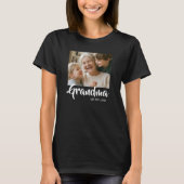 Oma Opgerichte Script Foto T-shirt (Voorkant)
