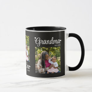 Oma Opgerichte Script Moeder Foto Cadeau Mok