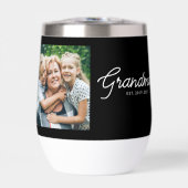 Oma Opgerichte Script Zwarte Foto (Voorkant)