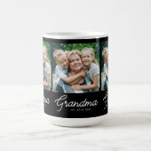 Oma Opgerichte Script Zwarte Foto Koffiemok (Center)