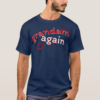 Oma opnieuw Zwangerschap Aankondiging Funny Baby R T-shirt