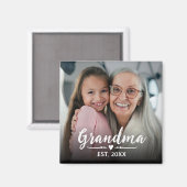 Oma Oprichtingsdag Foto Oma's Dag Magneet (Voorkant / Achterkant)
