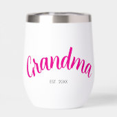 Oma Oprichtte Jaar Wit Chic (Achterkant)