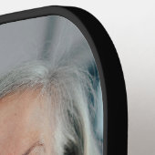 Oma Oprichtte Witte Script Foto Pickleball Paddle (Links Detail)