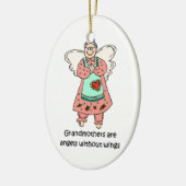 Oma ormanent keramisch ornament (Links)