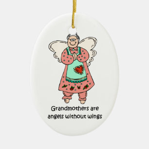 Oma ormanent keramisch ornament