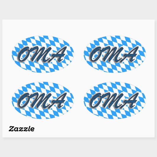 Oma Ovale Sticker (Vel)