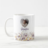 Oma Paarse Waterverf Wildflowers & Fotocadeau Koffiemok (Links)