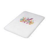 Oma Pasen Oma Coquette Konijnenoren Eieren Ba Badmat (Gekanteld)