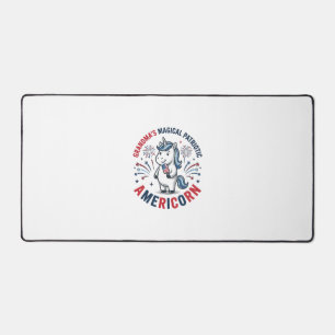 Oma patriottisch Americorn eenhoorn shirt ontwerp_ Bureaumat