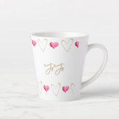 Oma Persoonlijke naam Hart Latte Mok (Rechts)