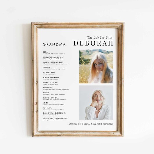 Oma Photo Life Journey Poster