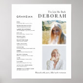 Oma Photo Life Journey Poster (Voorkant)
