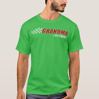 Oma Pit Crew Race Verjaardag Familie Matching Pit T-shirt