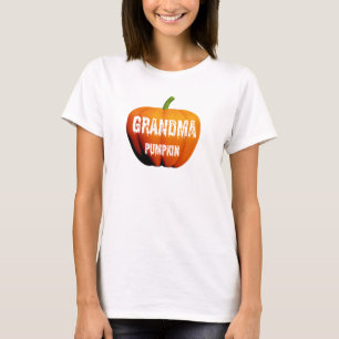Oma Pompoen Halloween Ontwerp T-shirt