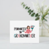 Oma promotie briefkaart (Staand voorkant)