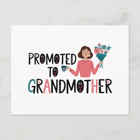 Oma promotie briefkaart (Voorkant)