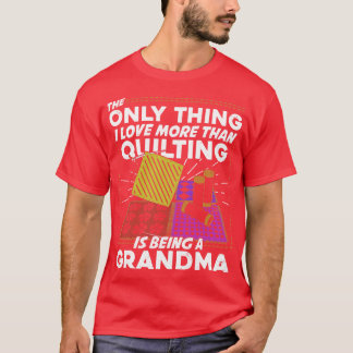 Oma Quilter Grootmoeder Gift T-shirt