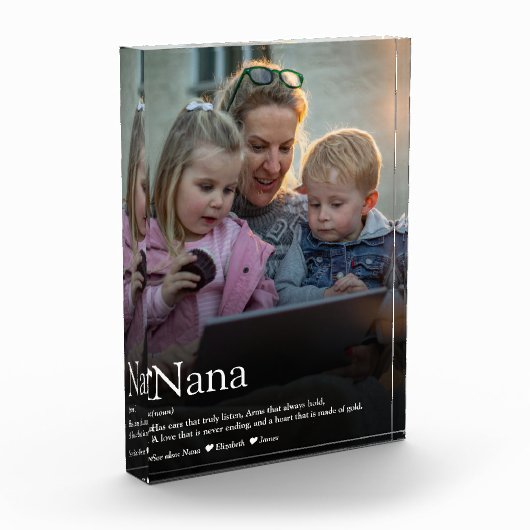 Oma Quote Modern Fun Cool Fotoblokken (Links)