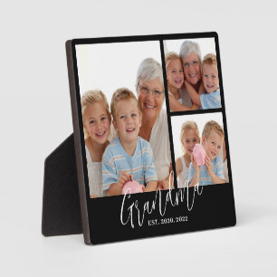 Oma Richtte Moderne Schrift Zwart 3 Foto op Fotoplaat