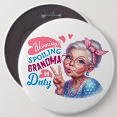 Oma Ronde Button 6,0 Cm (Voorkant /achterkant)