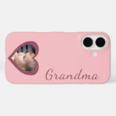 Oma Roze Harten Kleinkinderen Custom Photo Case-Mate iPhone Case (Achterkant (horizontaal))