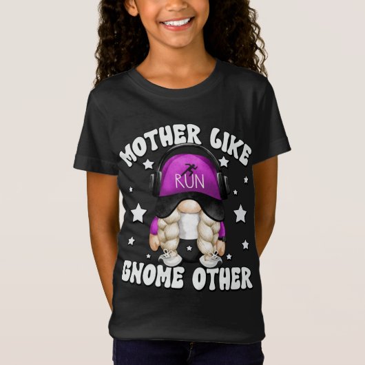 Oma Running Gnome Voor Marathon Runner Funny Ru T-shirt (Voorkant)