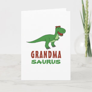 Oma-saurus Dinosaurus T-Rex Dino Oma Grootouder Kaart