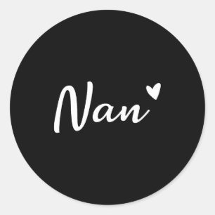 Oma schattig hart grappige oma moederdag ronde sticker