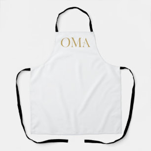 OMA Schort Persoonlijk Oma Keukenschort