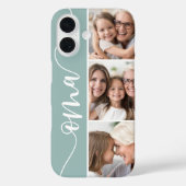 Oma Script Grandma Photo Collage Case-Mate iPhone Case (Achterkant)