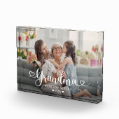 Oma Script hart modern Fotoblokken (Rechts)