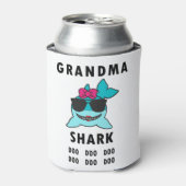 Oma Shark Doo Doo Doo Blikjeskoeler (Blikje Voorkant)