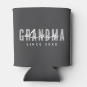 Oma Sinds 20XX Modern Eenvoudig Preppy Blikjeskoeler (Achterkant)