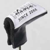 Oma Sinds 20XX Modern Eenvoudig Preppy Golfheadcover (3/4 voorkant)