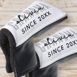 Oma Sinds 20XX Modern Eenvoudig Preppy Golfheadcover<br><div class="desc">Dit eenvoudige en moderne ontwerp bestaat uit san serif typografie.</div>
